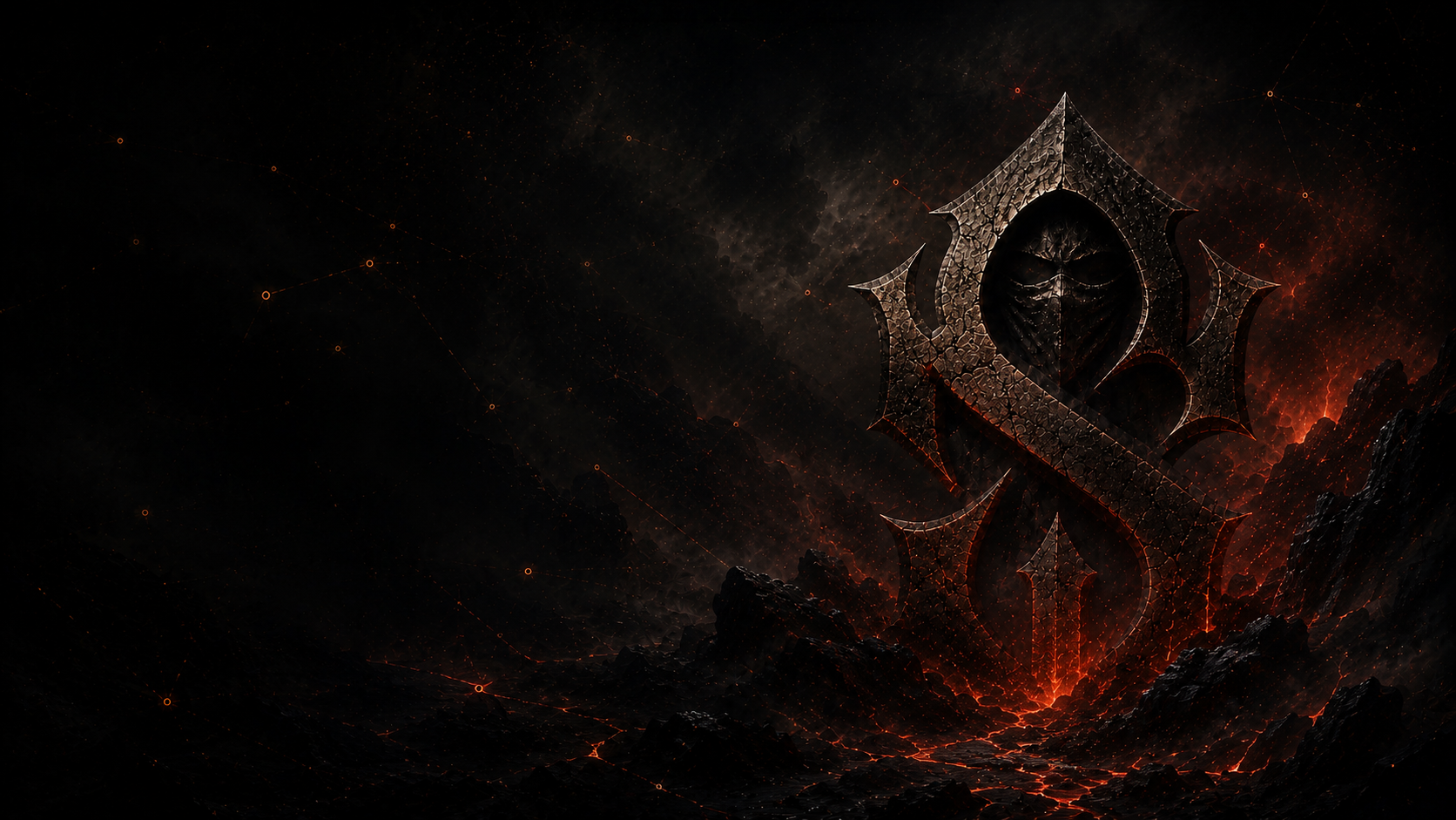 Dark experimental artwork representing the music project Schurk